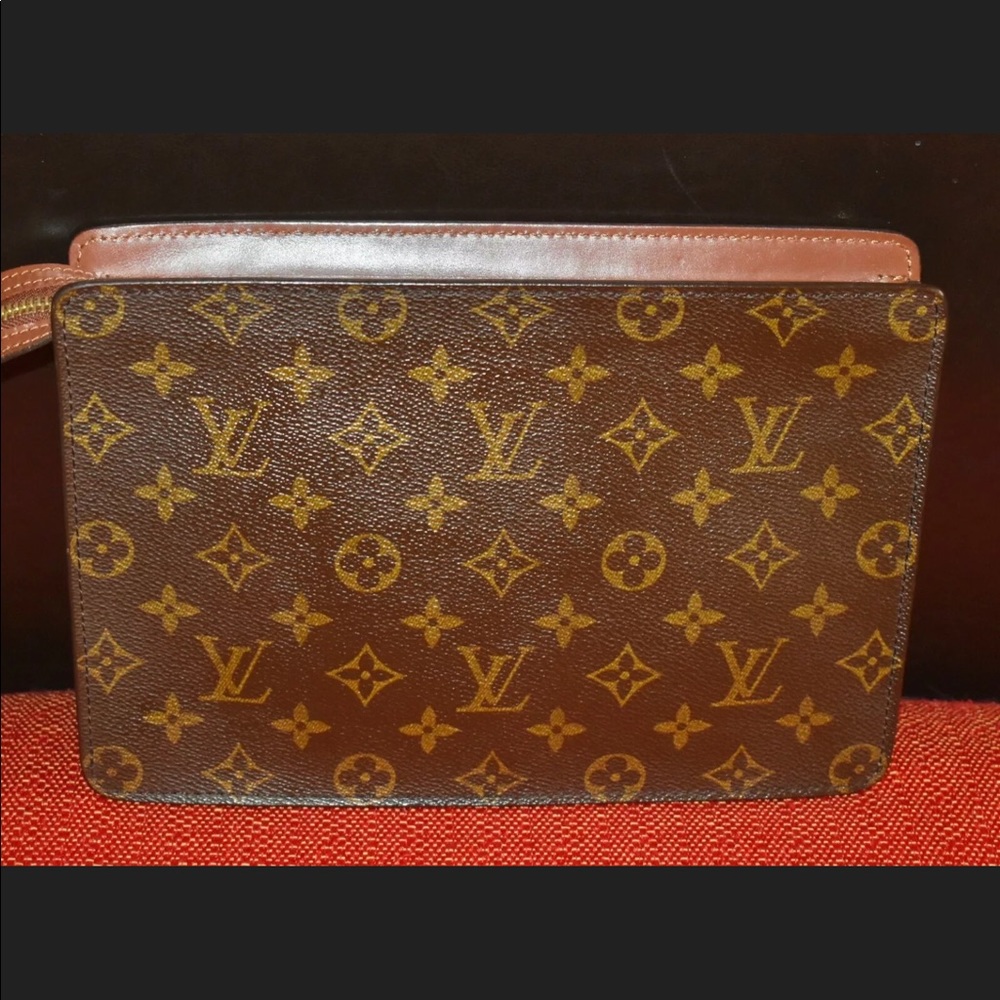 AUTHENTIC LOUIS VUITTON CLUTCH VINTAGE - Picture 2 of 11